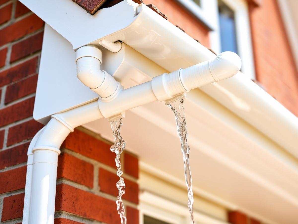 Clean gutters and downpipe